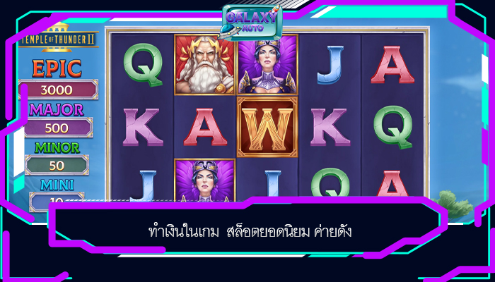 ทำเงินในเกม สล็อตยอดนิยม ค่ายดัง